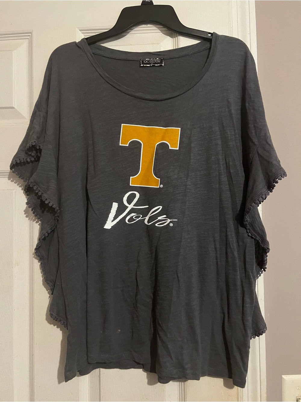 University of Tennessee Vols Gray Scoopneck Short Sleeve Tee